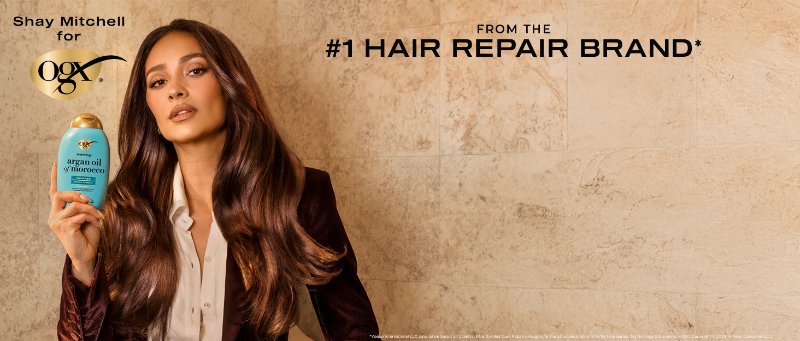From OGX the Number 1 Hair Repair Brand
