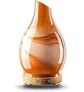 JOYOLO Essential Oil Diffuser, 120 ml Glass Aromatherapy Diffuser with Auto Shut-Off 7 Color Ligh...