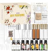 JUYRLE Perfume Making Kit- DIY Roller Perfume Making Kits for Women, Make Your Own Scent with Ess...
