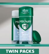 Mitchum deodorant twin packs