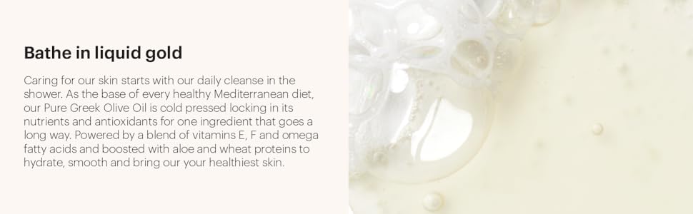 korres pure greek olive shower gel