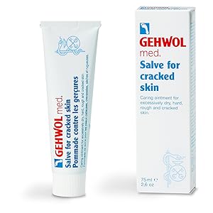 gehwol salve, gehwol foot care, gehwol cracked heels, cracked heels, dry skin, foot ointment