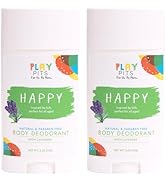 PLAY PITS - Natural Kids Deodorant - Safe for Girls and Boys w/Sensitive Skin of All Ages - Alumi...