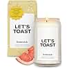 Homesick Scented Candles for Home (Let's Toast) - 13.75 oz Long-Lasting Soy Wax Blend Jar Candle Gifts for Women & Men for All Occasions, 60-80 Hours Burn Time - Notes of Mandarin & Grapefruit