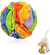 WishLotus Dog Snuffle Ball, Interactive Dog Toys Ball, Dog Brain Stimulating Puzzle Toys for Dogs...