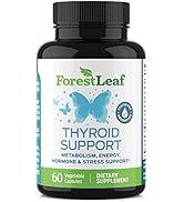 Thyroid Support Supplement with Iodine - All Natural Mineral and Vitamin Complex with B12, Zinc, ...