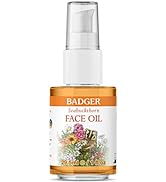 Badger - Face Oil, Seabuckthorn, Certified Organic, Seabuckthorn Oil, Organic Face Oil, Moisturiz...