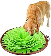 WishLotus Pet Snuffle Mat for Dogs, Adjustable Dog Foraging Mat for Smell Training, Dog Feeder Bo...