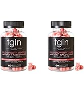tgin Wild Growth Vitamins Hair Skin + Nails Gummies Duo Box - 120 count - Repair - Restore - Hair...