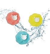 Wishlotus Laundry Hair Catcher, 3Pcs Reusable Lint Removal Catcher, Machine-Washable Laundry Clea...