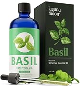 Basil Essential Oil - Pure Essential Oils for Skin, Hair, Diffusers, Humidifiers, Aromatherapy, Y...