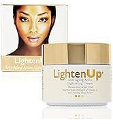 Lightenup Anti-Aging, Skin Brightening Cream - 4.4 fl oz / 100 ml - Dark Spots Corrector for Face...
