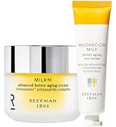 Beekman 1802 Milk RX Advanced Better Aging Cream (1.69 fl oz) + Mushroom Milk Better Aging Eye Cr...