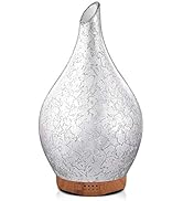Porseme 280ml Essential Oil Diffuser, 3D Glass Aromatherapy Diffusor, Ultrasonic Cool Mist BPA Fr...