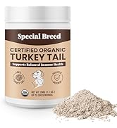 Special Breed Turkey Tail Mushroom for Dogs and Cats - Certified Organic Turkey Tail Powder, Cani...