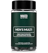Men’s Multi – Daily Multivitamin for Men – A, C, E, Selenium, Zinc, Fruit and Super Green Extract...
