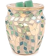 Scentsationals Mosaic Collection - Garden Delight - Scented Wax Warmer - Fragrance Wax Cube Melte...