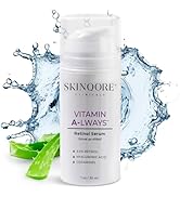 Retinol Cream for Face with Hyaluronic Acid Moisturizer | Glass Skin | Exfoliating Cream for Wome...