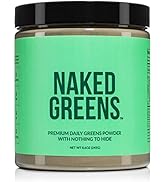 Super Greens Powder Organic Greens Supplement - Only 10 Premium Ingredients - Vegan, Non-GMO, Pre...