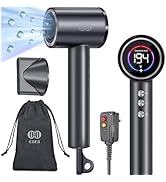 CIICII Negative Ionic Hair Dryer Professional, 120000RPM High Speed Blow Dryer (1600W Brushless/ ...