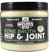Nature's Diet Pet Original Bone Broth Protein Powder with Functional Benefits for Hip and Joint, ...