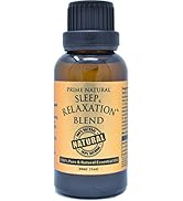 Sleep & Relaxation Essential Oil Blend 30ml/1oz - by Prime Natural - Made in USA - Pure Undiluted...