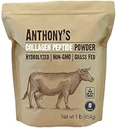 Anthony's Collagen Peptide Powder, 1 lb, Pure Hydrolyzed, Gluten Free, Keto and Paleo Friendly, G...