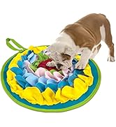 WishLotus Slip-Free Pet Snuffle Mat with Hanging Rope, Snuffle Mat for Dogs to Consume Energy and...
