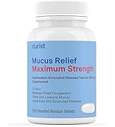 Curist Guaifenesin 1200 Mg Extended Release Tablets - 150 Count Maximum Strength Mucus Relief Tab...
