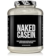 Naked Casein - 5LB 100% Micellar Casein Protein Powder from US Farms - Bulk, GMO-Free, Gluten Fre...