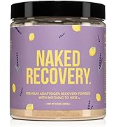 Naked Recovery - Mushroom Supplement Powder - Lions Mane, Cordyceps, Reishi, Tart Cherries, Lemon...