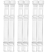 WishLotus Clear Bra Straps, 3Pairs Invisible Adjustable Bra Shoulder Straps Replacement, Non-Slip...