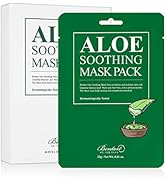BENTON Aloe Soothing Mask Pack 23g 10 Pack (230g_new) - Aloe & Green Tea Leaf Water Contained Hyd...