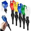 Universal Household Folding Buckle Funnel, Retractable Auto Fuel Snap Funnel, Flexible Draining Tool, Foldable Funnels, Easy to Carry Wide Mouth Funne, Oil Funnels for Automotive
