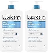 Lubriderm Daily Moisture Lotion + Pro-Ceramide with Shea Butter & Glycerin Helps Moisturize Dry S...