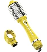 Dual Voltage Hair Dryer Brush, Hot Air Brush Volumizer & Negative Ionic One-Step Blow Dryer Brush...