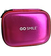 Go Smile Zip Up Hard Case Compact Toiletry Bag - Containers For Makeup & Dental Care Travel Essen...