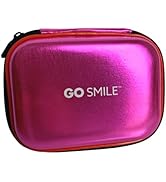 Go Smile Zip Up Hard Case Compact Toiletry Bag - Containers For Makeup & Dental Care Travel Essen...