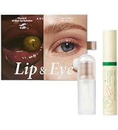 AXIS-Y Lip & Eye Set - Vita Glow Lip Oil Dreamy Olive & Vegan Collagen Eye Serum - Amazon Exclusi...