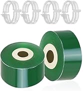 WishLotus Grafting Kit, 2pc Stretchable Grafting Tape and 4pc Tomato Clips, Clear Budding Tape fo...