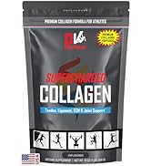 PhysiVantage Supercharged Collagen Powder with Vitamin C + BCAAs Advanced Formula for Tendon, Lig...