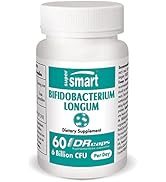 Supersmart - Bifidobacterium Longum 6 Billion CFU Per Day - Probiotics & Prebiotics for Intestina...