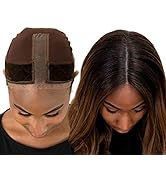 milano collection human hair wig grip short length wigs glueless band for lace front white women 