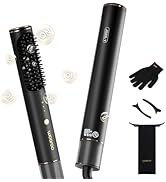 Wooroo Hair Straightener Brush, Ionic Hair Straightening Brush Flat Iron for Women, Anti-Scald an...