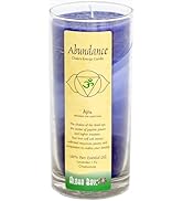 Premium Scented Hand Made Chakra Energy Jar | 11 Oz Jar Candle | Abundance, Ajna| Yoga, Prayer & ...