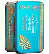 MAKARI Ultimate Intense Blue Crystal Revivify Beauty Bar Soap 7 oz | Exfoliating Bar Soap for Wom...