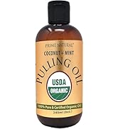 Oil Pulling with Organic Coconut & Organic Peppermint Oil 8oz | Cocomint | Natural Oral Care & Te...