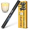 Candle Lighter Stocking Stuffers for Women Men, Electric Candle Lighter USB Rechargeable Graduation Gifts for Him Wife Grandma Girlfriend Safety Lock Long Lighters for Grill Home Kitchen BBQ Camping