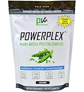 PhysiVantage POWERPLEX Vegan Protein Powder + Collagen Alternative Organic Pea & Rice Protein Com...
