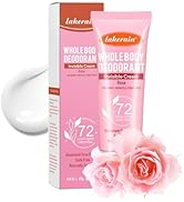 Hotiary Body Deodorant Cream, Odor Removing Invisible Cream 72 Hour Odor Control for Armpit Priva...